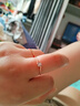 周六福18K金鉆戒求婚女慕愛(ài) W0210376 約4分 16號(hào) 七夕情人節(jié)生日禮物 曬單實(shí)拍圖