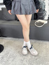 卓詩尼平底德訓(xùn)鞋女2025秋季新款網(wǎng)面透氣薄款休閑女鞋子復(fù)古軟底運(yùn)動鞋 深藍(lán)色 37 曬單實(shí)拍圖