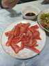 鯨甘郎新疆國產(chǎn)三文魚(yú)中段去皮 非挪威 冰鮮整塊切片刺身壽司生魚(yú)片海鮮 去皮中段400g*3盒【送芥末醬包】 曬單實(shí)拍圖