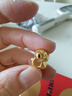 周生生七夕禮物 黃金轉(zhuǎn)運珠足金浪漫奇緣串珠金狗與兔六合89806C定價 曬單實拍圖