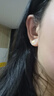 潮宏基足金黃金耳釘女款計價 趣玩-熊貓 EEG30003152 單只款約0.5g 曬單實拍圖