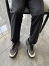 LOUISPRO鞋子男鞋2025新款運動鞋夏季透氣網(wǎng)面鞋男士休閑鞋軟底跑步鞋男 黑色 42 【皮鞋碼】 曬單實拍圖