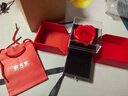 周大金 CHOW TAI KING一克拉莫桑鉆石項(xiàng)鏈女士雪花足銀吊墜七夕情人節(jié)禮物送女友老婆 曬單實(shí)拍圖