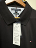 TOMMY HILFIGER【輕系列】夏季男裝撞色鑲邊翻領(lǐng)POLO/珠地棉商務(wù)修身純色短袖T恤 【修身款】曜巖黑色BEI 2XL （推薦：170-190斤） 曬單實(shí)拍圖