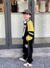 G.DUCKKIDS男童套裝春秋裝2025新款大兒童洋氣帥氣運動休閑8字母衛(wèi)衣9兩件套 綠色 160 cm 曬單實拍圖