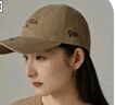 NEW ERA紐亦華棒球帽學(xué)院俱樂(lè )部系列男女情侶刺繡彎檐帽子 13492687-卡其色 OSFM 曬單實(shí)拍圖