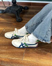 Onitsuka Tiger鬼塚虎經(jīng)典舒適復(fù)古MEXICO 66?男女款輕便百搭運(yùn)動(dòng)休閑鞋 米白色/藍(lán)色 36 曬單實(shí)拍圖
