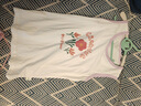 俞兆林（YUZHAOLIN）女童背心套裝夏季兒童背心短褲兩件套純棉中小童衣服 紅色花朵 曬單實(shí)拍圖