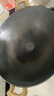 蘇鉑仕老式雙耳炒鍋傳統(tǒng)生鐵無(wú)涂層加厚鑄鐵圓底尖底家用柴雞大鐵鍋 38cm口徑（無(wú)鍋蓋+鍋刷+鍋耳套） 曬單實(shí)拍圖