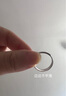 林鐘曦S999足銀情侶對戒素圈簡(jiǎn)約光面戒指女男一對高級感情人節生日禮物 素圈開(kāi)口對戒-約5克,品牌禮盒 曬單實(shí)拍圖
