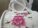 景德鎮(zhèn)青花瓷帶蓋茶杯陶瓷家用白瓷馬克杯辦公室個(gè)人杯子定制刻字 老板桃花【帶蓋杯】500ml 曬單實(shí)拍圖