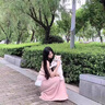 貝仙祺2025夏季新款女休閑褲裙新款冰絲棉麻闊腿裙褲女夏季薄款高腰寬松 粉色【大褲腳有口袋】 L 【建議115-130斤】 曬單實拍圖