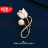 Marco Bizzarri【高端品牌胸針】輕奢胸針高檔女精致郁金香西裝防走光女士胸花女 情人節(jié)送女友送老婆生日禮物 曬單實拍圖