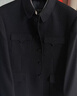 稻草人老人中山裝男春秋季爸爸裝中山服休閑服裝爺爺外套雙層老式軍便裝 深藍(lán)色 72:100-120斤 曬單實(shí)拍圖