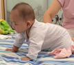 貝瑞加（Babyprints）嬰兒連體衣男女寶寶純棉薄款夏季衣服輕薄家居內(nèi)衣柔軟爬服 藍(lán)80 曬單實(shí)拍圖