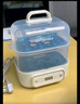 美的（Midea）煮蛋器蒸蛋器 雙層家用迷你小蒸鍋 早餐 雞蛋羹自動(dòng)斷電防干燒便攜式家用MZ-ZDE2015D 曬單實(shí)拍圖
