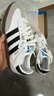 adidas「T頭鞋」SAMBA OG經(jīng)典復(fù)古板鞋德訓(xùn)鞋男女阿迪達(dá)斯三葉草 白/黑/淺灰 36 曬單實(shí)拍圖
