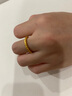 中國黃金（CHINA GOLD）櫻花黃金戒指女足金古法素圈對戒婚戒七夕情人節(jié)禮物送女友老婆 9#櫻花戒指約1.1g*甄選禮盒 曬單實(shí)拍圖