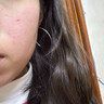 UOSU耳夾無(wú)耳洞女大素圈耳環(huán)超仙歐美耳夾圓圈高級(jí)感簡(jiǎn)約百搭耳夾飾品 大素圈4cm【一對(duì)裝無(wú)需耳洞】 曬單實(shí)拍圖