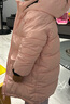 班尼路兒童棉服冬季2024款大童中長(cháng)款保暖連帽外套男女童冬裝棉襖上衣 曬單實(shí)拍圖