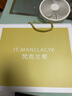 IT MANCLACYK輕奢包包印花真皮包女2025新款歐美質感手提水桶包經(jīng)典復古斜挎包 黃配咖小號 曬單實拍圖