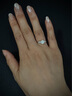 慕璨（OWN SHINE）【七夕禮物】柏林情書鉑金戒指60分培育鉆結(jié)婚求婚戒指送女友禮物 【主石0.7ct±0.05】 11號 曬單實拍圖