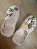 卡駱馳（crocs）經(jīng)典云朵clog洞洞鞋女鞋戶外涼鞋拖鞋厚底涼拖 206750-100 W8 曬單實(shí)拍圖