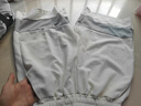 星宿搖（xingsuyao）大碼夏季休閑套裝男華夫格冰絲短袖t恤青少年學(xué)生寬松運(yùn)動(dòng)五分褲 卡其色套裝【倒立男孩】 XL  120-140 曬單實(shí)拍圖
