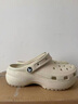 CORCS CROCS卡洛馳新款云朵洞洞鞋女士厚底休閑涼鞋卡駱戶(hù)外沙灘鞋增高女夏季 云朵骨白色 35 (210mm) M3 曬單實(shí)拍圖