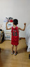 圣希奴（SaintsYno）兒童籃球服秋冬男童運(yùn)動套裝小學(xué)生比賽訓(xùn)練服打底衣球星24號球衣 公牛23號紅色背心套裝 130碼（身高120-130CM） 曬單實(shí)拍圖