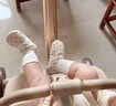 湯尼倍兒嬰幼兒學(xué)步鞋春夏季室內(nèi)防滑地板鞋男女寶寶軟底防掉跟鞋子 粉波點(diǎn) 11 碼/建議0-6個(gè)月 曬單實(shí)拍圖