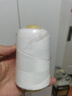 縫被子專用針線三股加粗棉線老式縫被子線家用手工大眼針線縫衣線 加大卷白色一卷（送針+針瓶） 曬單實(shí)拍圖