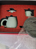典躍汝窯辦公杯高檔辦公室茶水分離泡茶杯陶瓷帶把過(guò)濾水杯子家用送禮 一帆風(fēng)順茶杯（青玉釉） 曬單實(shí)拍圖