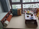 檀永林 紅木家具非洲花梨（學(xué)名：刺猬紫檀）萬(wàn)字羅漢床 新中式實(shí)木床 實(shí)木沙發(fā)床 外徑106cm羅漢床三件套（生漆） 曬單實(shí)拍圖