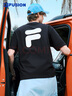 斐樂（FILA）FUSION潮牌情侶多彩短袖T恤2025新款男女短T時尚大logo夏季短袖 正黑色-BK XL 180/100A 【寬松版型】 曬單實(shí)拍圖