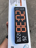 BBA電子時鐘掛墻大屏數(shù)字氛圍燈智能鬧鐘客廳彩字顯示器插電 橙字 曬單實拍圖