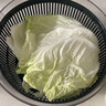 AILUKI日本蔬菜脫水器家用手動沙拉甩干機果蔬甩水菜籃洗水果瀝水藍(lán) 【中心按壓款】白色-小號3L 曬單實拍圖
