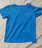 361°童裝 兒童短袖t25夏季男女童清爽彈力速干透氣短袖 藍130 曬單實(shí)拍圖