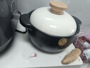 砂鍋家用耐高溫干燒不裂陶瓷煲湯湯煲燃氣煤氣灶專(zhuān)用瓦煲燉鍋沙鍋 養生鍋黑色加厚 3L 曬單實(shí)拍圖