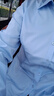 佐馬仕 （ZUOMASHI） 長袖襯衫女白色職業(yè)裝工裝襯衣工作服商務正裝修身女裝 V2393 38/XL 曬單實拍圖