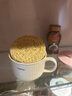 佩爾森陶瓷飯盒可微波爐加熱專用上班族便當(dāng)盒密封保鮮飯碗帶蓋泡面碗 5.25英寸把手碗【帶蓋】奶黃色 曬單實拍圖