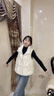 雅鹿短款羽絨馬甲女2025新款外穿可露麗立領(lǐng)寬松加厚保暖背心外套 淺瓷米 M 建議90-110斤 曬單實拍圖