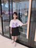 G.DUCKKIDS女童裙子大中小女童半身裙夏季新款網(wǎng)球百褶裙百搭學(xué)院風(fēng)運動短裙 黑色裙子 140 cm 身高130-140cm年齡8-9歲 曬單實拍圖