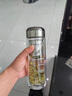 OQB德國品質(zhì)高硼硅玻璃杯男士雙層防摔水杯茶水分離大容量泡茶杯子 天使之目 700ml 曬單實(shí)拍圖