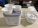 上策戶(hù)外露營(yíng)旅行茶具套裝簡(jiǎn)易茶蓋碗旅游隨身便攜式功夫泡茶杯小茶盤(pán) 淺灰套裝【3茶杯+1茶壺+瀝水盒】 曬單實(shí)拍圖