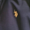 U.S. POLO ASSN.polo衫男短袖夏季保羅商務(wù)休閑翻領(lǐng)男裝上衣t恤經(jīng)典黑2XL 曬單實拍圖