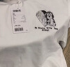 森馬（Semir）[商場同款]短袖T恤女小狗刺繡夏季2025寬松衣服休閑101325100092 曬單實(shí)拍圖