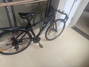 飛鴿自行車公路車公路自行車自行車成人彎把城市通勤代步單車 標(biāo)配黑|30圈輻條輪+雙碟剎+禮包 700C 21速 曬單實(shí)拍圖