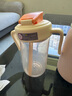 小土豆（potato）兒童水杯PP牛奶杯直飲吸管杯帶手柄2歲以上 330ml晨橘黃 曬單實拍圖