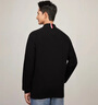 Tommy Hilfiger【休閑立領(lǐng)】秋冬男裝棉羊絨混紡夾克開(kāi)衫/商務(wù)純棉針織外套 曬單實(shí)拍圖